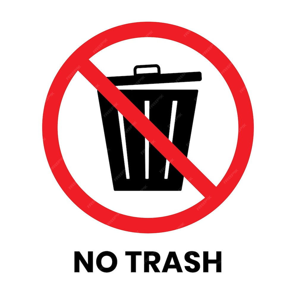no-trash-clipart